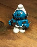 Schleich smurf met koptelefoon, Ophalen of Verzenden, Zo goed als nieuw, Muzieksmurf, Poppetje, Figuurtje of Knuffel