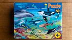 Puzzel 50 stukjes onderwaterleven, vissen, haai, orka etc, Kinderen en Baby's, Ophalen, 10 tot 50 stukjes, Gebruikt, 4 tot 6 jaar