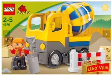 LEGO Duplo Ville Betonmixer 4976 (2-5 jr) beschikbaar voor biedingen