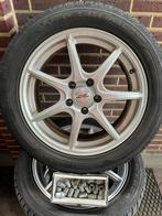 Velgen met hankook winterbanden 215-55-r17, Banden en Velgen, 17 inch, Personenwagen, Gebruikt