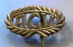 ACV - Algemeen Christelijk Vakverbond koper speldje( U_164 ), Verzamelen, Verzenden, Zo goed als nieuw, Stad of Land, Speldje of Pin