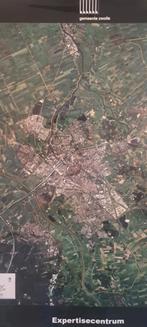 Mooie luchtposter van de stad Zwolle., Huis en Inrichting, Stoffering | Behang, Ophalen of Verzenden, Minder dan 10 m²