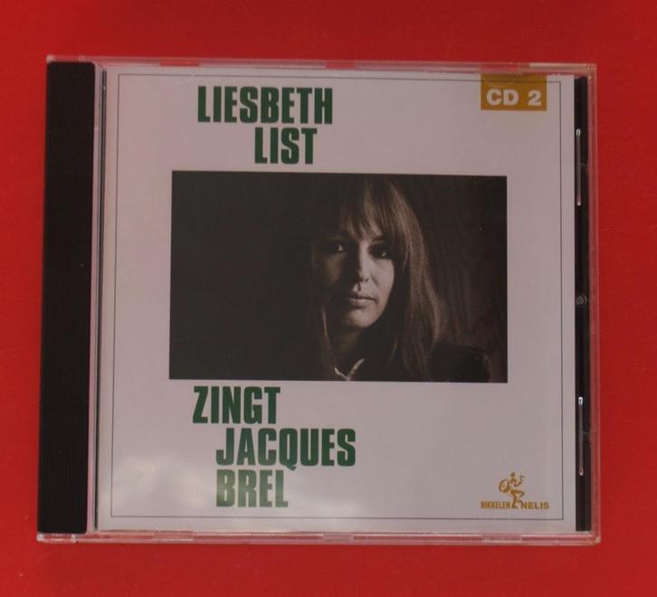 cd Liesbeth List zingt Jacques Brel cd 2 uit 2003 De merrie, Cd's en Dvd's, Cd's | Franstalig, Gebruikt, Ophalen of Verzenden
