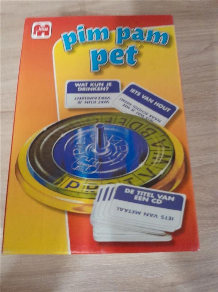 pim pam pet - s3924, Hobby en Vrije tijd, Gezelschapsspellen | Bordspellen, Zo goed als nieuw, Ophalen of Verzenden