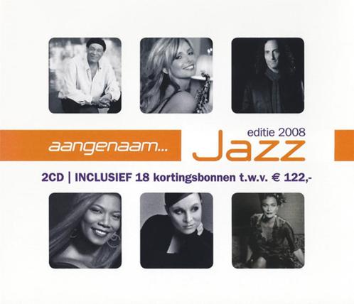 CD=>sale VARIOUS - Aangenaam Jazz 2008 Cd1+2 NIEUW+nooit ged, Cd's en Dvd's, Cd's | Jazz en Blues, Zo goed als nieuw, Jazz, 1980 tot heden