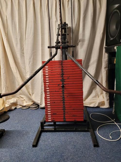 Kracht toestel 182 kilo!, Sport en Fitness, Fitnessapparatuur, Zo goed als nieuw, Krachtstation, Armen, Benen, Borst, Rug, Metaal