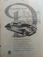 Daimler 2 1/2 litre Special Sports advertenties 1951, Boeken, Ophalen of Verzenden, Gelezen, Overige merken