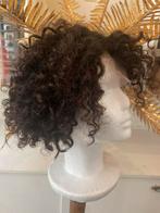 Curly Haarwerk, krul pruik frontlace virgin hair, Ophalen of Verzenden