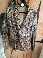 Blazer met zebra print maat S, Ophalen of Verzenden, Zo goed als nieuw, Maat 38/40 (M), Zwart