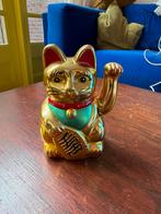 Lucky cat goud, Ophalen of Verzenden, Zo goed als nieuw, Dier