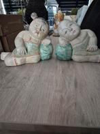 Houten Chinese Beelden/Boekensteunen, Antiek en Kunst, Kunst | Beelden en Houtsnijwerken, Ophalen of Verzenden