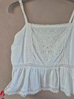 Witte broderie top, Wit, Maat 42/44 (L), Nieuw, Ophalen of Verzenden