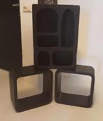 3 Stuks wandkastjes mat zwart, Ophalen, Gebruikt