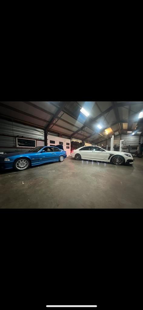 BMW M3 Evo 3.2 e36, Auto's, BMW, Particulier, 3-Serie, Benzine, Coupé, Handgeschakeld, Blauw, Zwart, Leder, Achterwielaandrijving