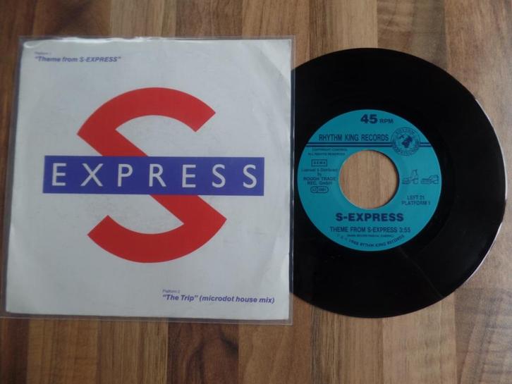 single S Express* – Theme From S-Express, Cd's en Dvd's, Vinyl Singles, Gebruikt, Single, Pop, 7 inch, Ophalen of Verzenden