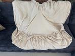 Novitesse splithoeslaken 1.40x2.00, Ophalen of Verzenden, Hoeslaken of Sloop, Beige, Nieuw
