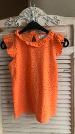Mooi oranje D-Zine blousje mt 116/122, Meisje, D-Zine, Overhemd of Blouse, Ophalen of Verzenden