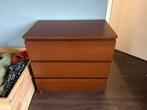 Ikea ladekast Malm met 3 lades bruin, Huis en Inrichting, Ophalen, Gebruikt, 50 tot 100 cm, Met lade(s)
