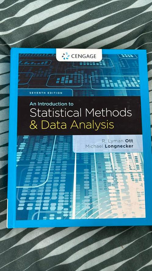 An Introduction to Statistical Methods and Data Analysis, Boeken, Studieboeken en Cursussen, Zo goed als nieuw, WO, Beta, Ophalen of Verzenden