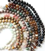 OPRUIMING Nieuwe restant strengen NATUURSTEEN kralen (20), Ophalen of Verzenden, Nieuw, Kraal
