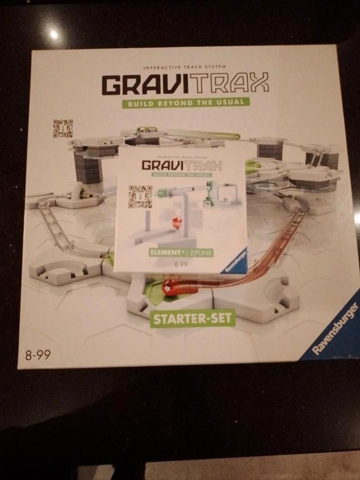 Gravitrax Starter-Set en Element Zipline, Kinderen en Baby's, Speelgoed | Bouwstenen, Zo goed als nieuw, Overige merken, Ophalen of Verzenden