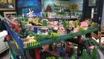 Komplete Märklin (10) treinen diorama met gebouwen en bomen, Ophalen, Wisselstroom, Analoog, Märklin
