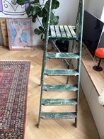 Vintage Huishoudtrap als Decoratie, Doe-het-zelf en Verbouw, Ladders en Trappen, Ophalen, Gebruikt, Trap, Minder dan 2 meter
