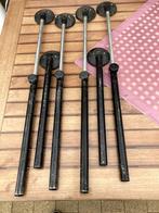 Te koop 6 poten 25 mm zwarte 4 zijn verlengbaar, Ophalen of Verzenden, Gebruikt, Overige typen