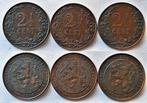 3 halve stuivers Wilhelmina 1904, 1905 en 1906, Verzenden, Koningin Wilhelmina, Overige waardes