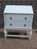 Leuk klein wit kabinet bureau ., Huis en Inrichting, Ophalen, Gebruikt, Bureau