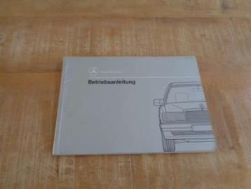 Mercedes 190 W201 - Handleiding - Instructieboek - Duits beschikbaar voor biedingen
