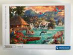 Clementoni Puzzel 2000 Stukjes - Eilandparadijs, Ophalen of Verzenden, Meer dan 1500 stukjes, Zo goed als nieuw, Legpuzzel