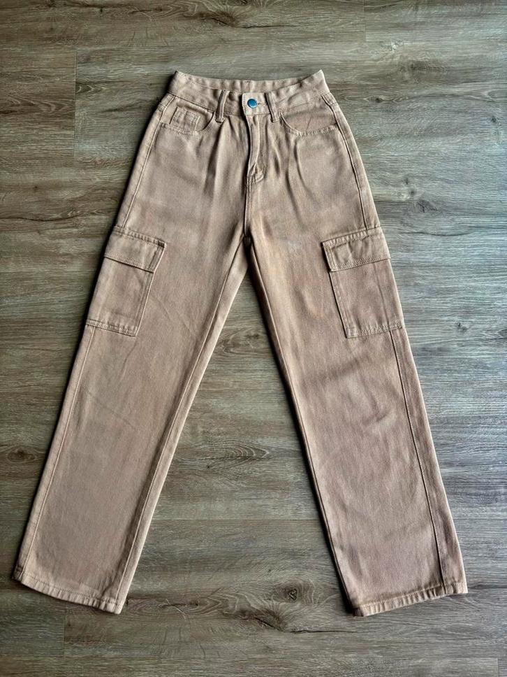 Cargo broek van SHEIN maat XS, Kinderen en Baby's, Kinderkleding | Maat 176, Zo goed als nieuw, Meisje, Broek, Ophalen of Verzenden