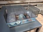 Hamsterkooi plus toebehoren, Dieren en Toebehoren, Knaagdieren en Konijnen | Hokken en Kooien, Kooi, Minder dan 75 cm, Zo goed als nieuw