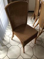 6 Lloyd Loom stoelen en eettafel, Huis en Inrichting, Stoelen, Ophalen, Overige kleuren, Zo goed als nieuw, Vijf, Zes of meer stoelen
