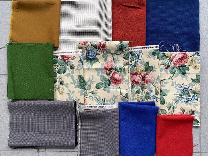Bundel Meubelstoffen: Kvadrat, De Ploeg, Hobby en Vrije tijd, Stoffen en Lappen, Nieuw, Wol, 30 tot 120 cm, 30 tot 200 cm, Overige kleuren