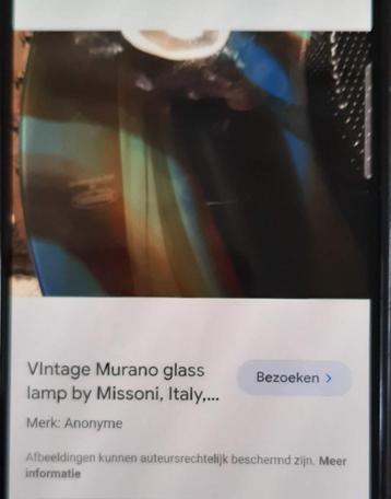 murano wandlamp beschikbaar voor biedingen