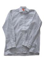 Olymp blouse overhemd slim line 40 streepje heren, Blauw, Olymp, Ophalen of Verzenden, Halswijdte 39/40 (M)