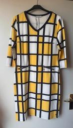 Jurk Mondriaan - Maat M, Maat 38/40 (M), Angelle Milan, Geel, Nieuw