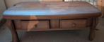 Salontafel - Blank Eiken - 2 Laden, Gebruikt, 100 tot 150 cm, Eikenhout, Minder dan 50 cm