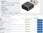 Bluetooth USB Plantronics BT600 Adapter Plantronics Headset, Plantronics, Zo goed als nieuw, Draadloos, Over-ear