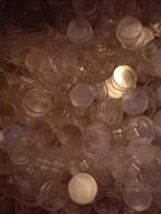 100 plastic doosjes met deksel 10 cc, Ophalen of Verzenden, Materiaal