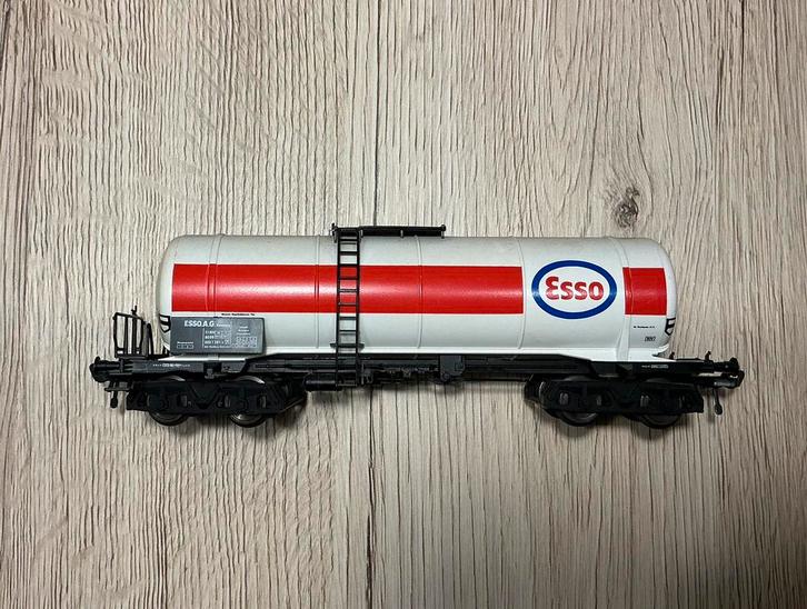 Esso Ketelwagen, Hobby en Vrije tijd, Modeltreinen | H0, Zo goed als nieuw, Wagon, Gelijkstroom, Fleischmann, Ophalen of Verzenden