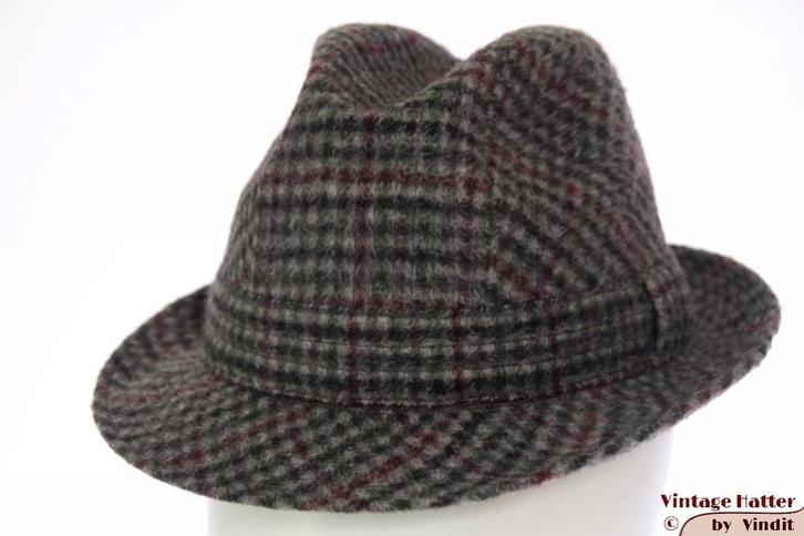 Vintage Vissershoed CDS Stilcap groen grijs 55 = S tot XS, Kleding | Heren, Hoeden en Petten, Gedragen, Hoed, 57 cm (M, 7⅛ inch) of minder