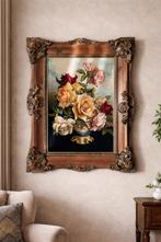 Prachtige wandtapijt met rozen, Antiek en Kunst, Kunst | Schilderijen | Klassiek, Ophalen