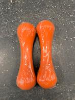 2 x 2 kg rubberen dumbells dumbell set gewichten, Dumbbell, Nieuw, Gewichten, Dumbells