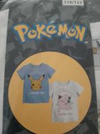 Pokemon T-shirts duo pack nieuw maat 116 / 122, Ophalen, Pokemon, Jongen of Meisje, Nieuw