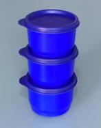 Tupperware Set Snack Cups, 3x 110ml, Lekvrij, NIEUW, Nieuw, Blauw, Ophalen of Verzenden, Bak of Kom