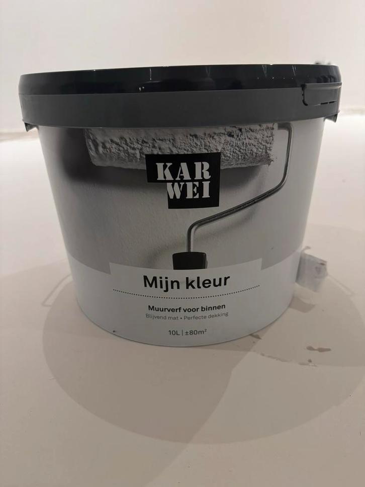 Muurverf Karwei F&B Skimming Stone 10L, Doe-het-zelf en Verbouw, Verf, Beits en Lak, Nieuw, Verf, 10 tot 15 liter, Beige, Ophalen