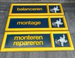 3 grote Michelin borden,balanceren,montage,montage reparatie, Verzenden, Zo goed als nieuw, Reclamebord